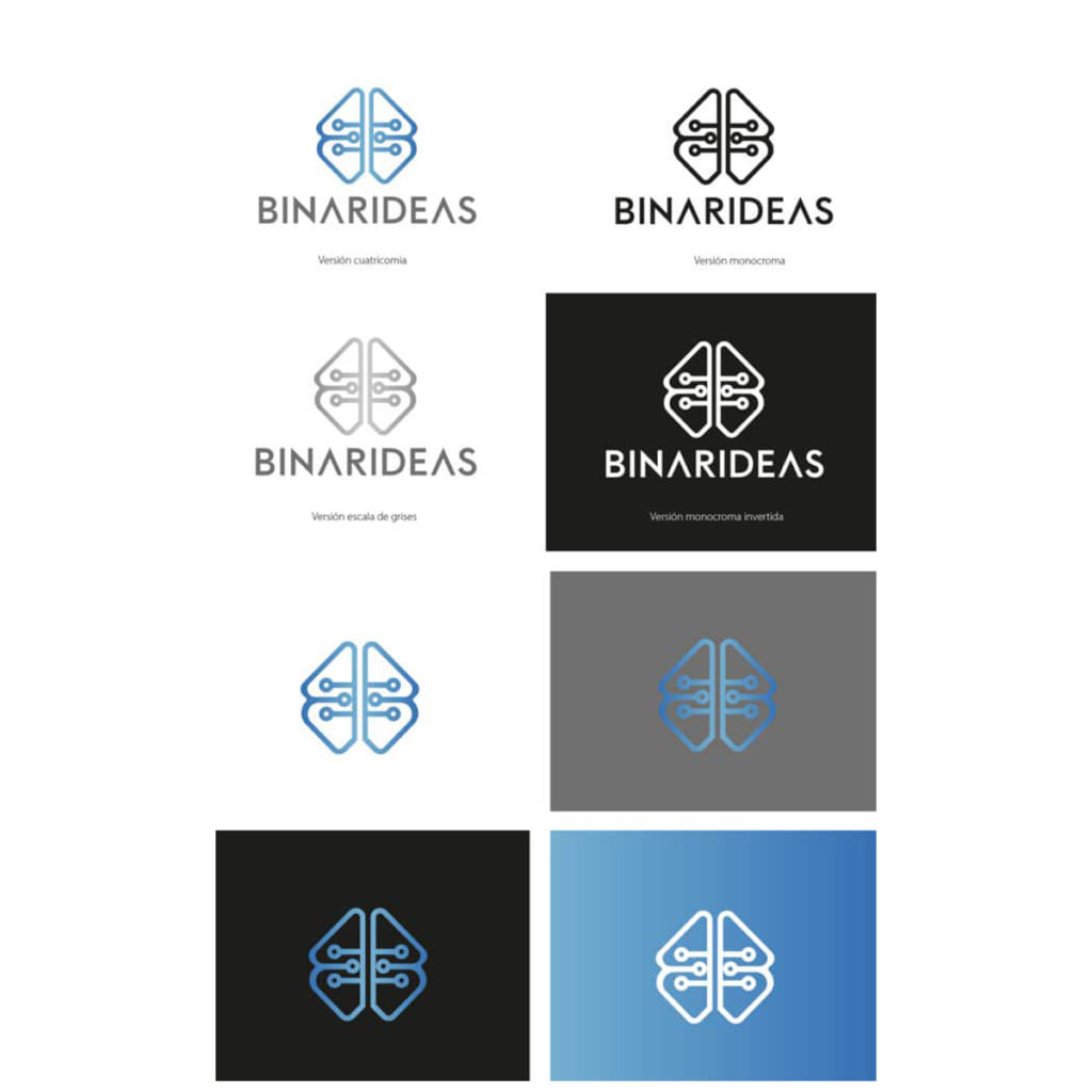 Desarrollo de identidad de marca para Binarideas