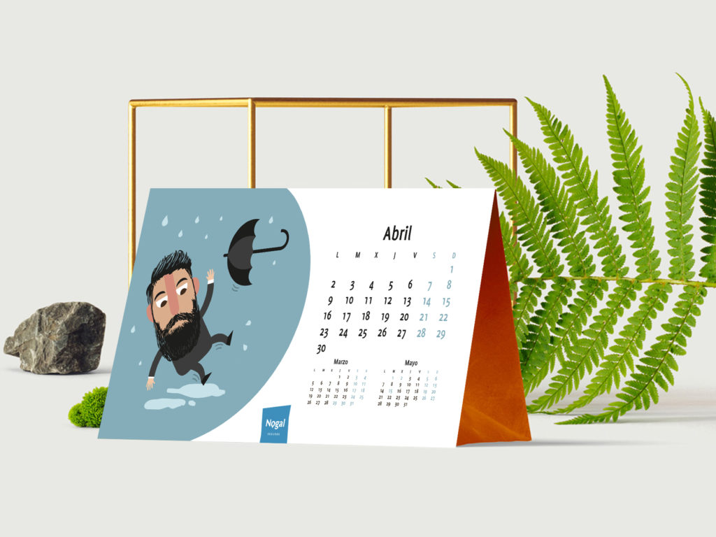 Diseño gráfico corporativo - Calendario de empresa